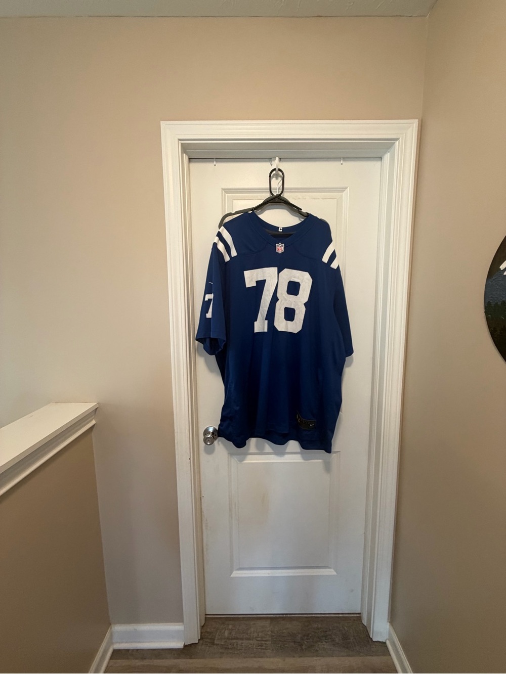 NFL Royal Blue Men's Football Jersey #78 with White Numbers
